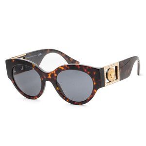 Versace Womens Dark Havana Sunglasses